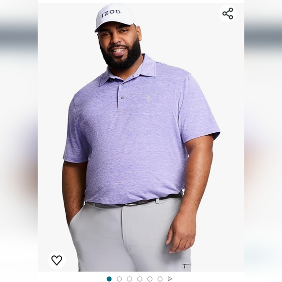 COPY - Izod Golf Men's Golf Title HolderShort Sleeve Polo. Size 5XLT in Ultra V… - Picture 11 of 13